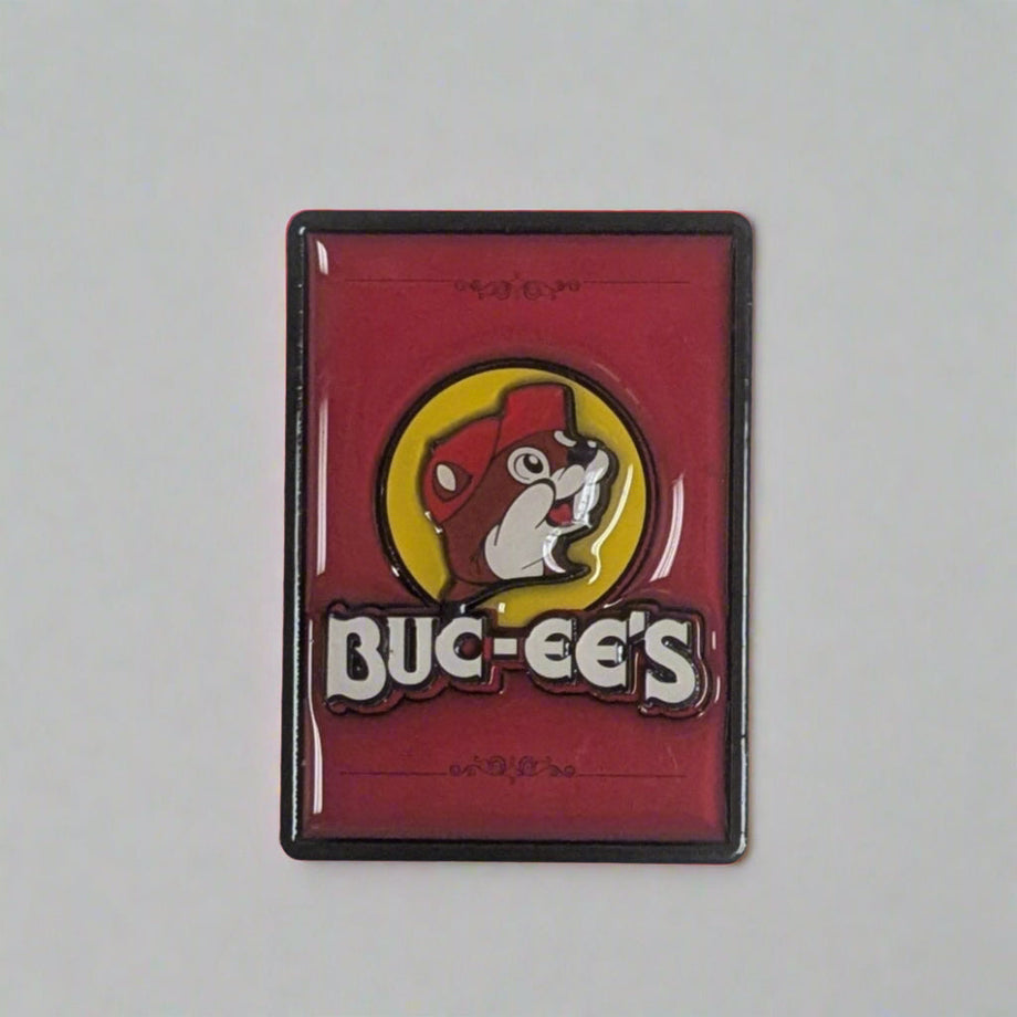 Buc-ee's Red Dual Level Epoxy Magnet