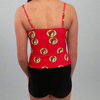 Buc-ee's Women's Red Logo Tankini Top