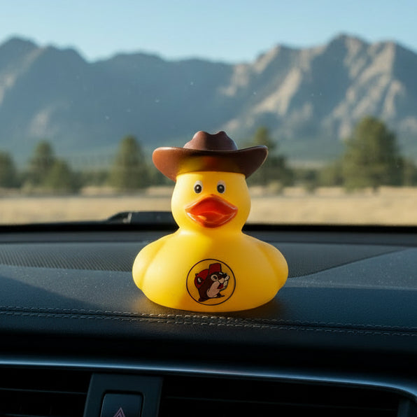 Buc-ee's Rubber Ducky With Cowboy Hat