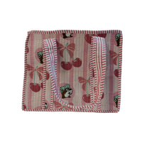 Buc-ee's Cherry Quilted Tote Bag