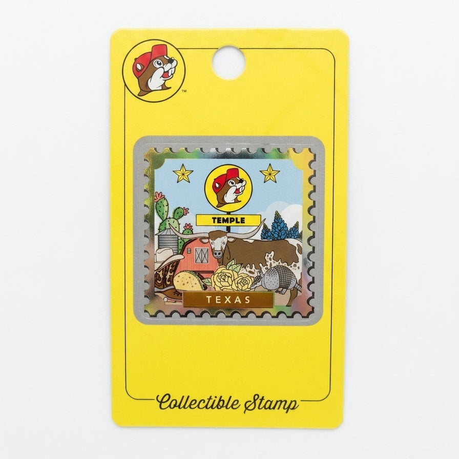 Buc-ee's Temple Collectible Stamp