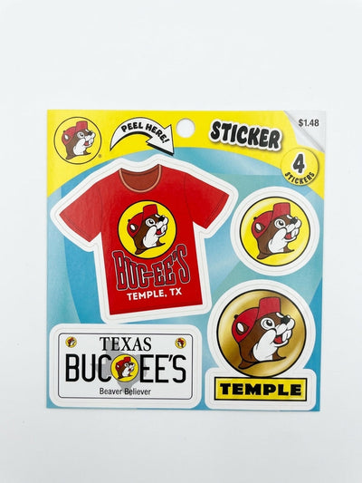 Buc-ee's Temple Sticker Sheet