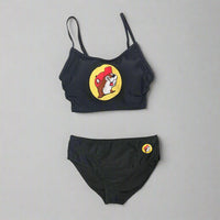Buc-ee's Women's Black Logo Swim Set