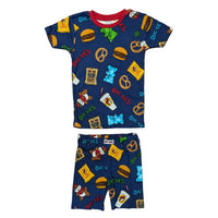 Buc-ee's Youth Blue Treats Pajama Set