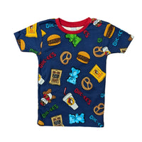 Buc-ee's Youth Blue Treats Pajama Set
