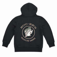 Buc-ee's Youth Camo Hat Black Hoodie