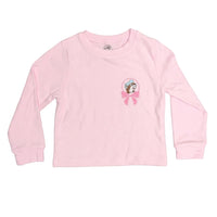 Buc-ee's Youth Long Sleeve Pink Lounge Top