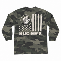 Buc-ee's Youth Long Sleeve Camo Shirt