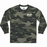 Buc-ee's Youth Long Sleeve Camo Shirt