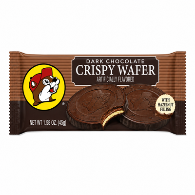 Buc-ee's Dark Chocolate Crispy Wafers