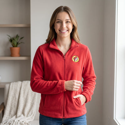 Buc-ee's Classic Red Fleece Jacket