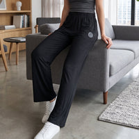 Buc-ee's Black Lounge Wide Knit Pants