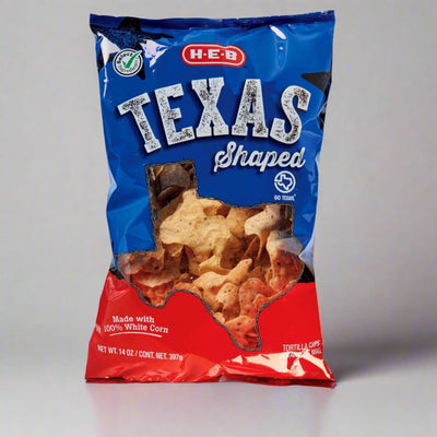H-E-B Texas Shaped Tortilla Chips