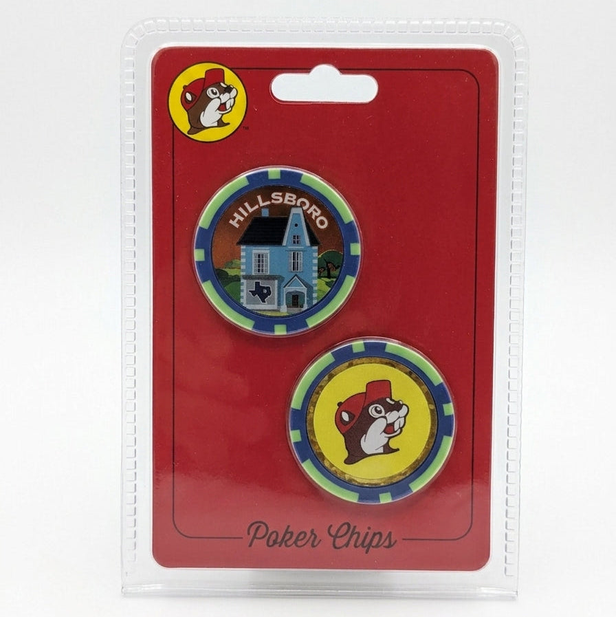 Buc-ee's Hillsboro Collectible Poker Chips