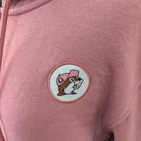 Buc-ee's Pink Full Zip Fleece Hoodie