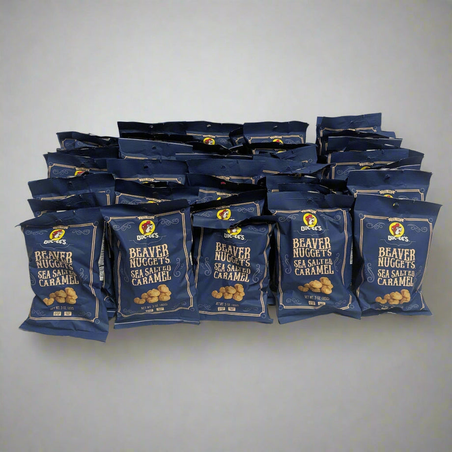 Sea Salted Caramel 3oz Beaver Nuggets Case (48ct case)
