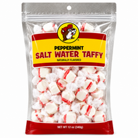 Buc-ee's Peppermint Saltwater Taffy (12 oz Bag)