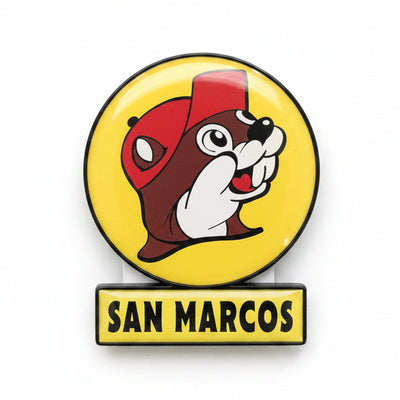 Buc-ee's San Marcos Lollipop Sign Magnet