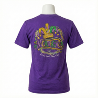 Buc-ee's "Let The Good Times Roll" Purple Mardi Gras T-Shirt